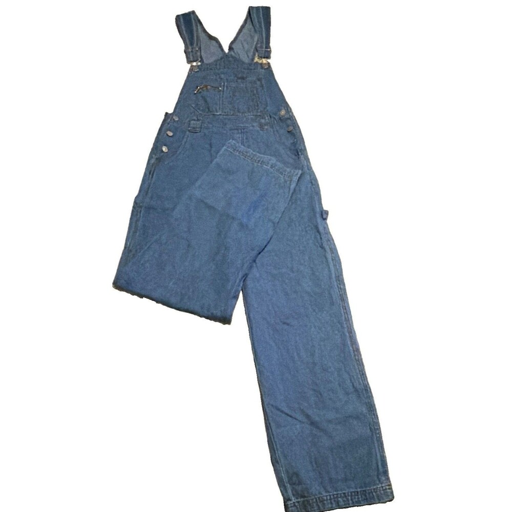 Energy Effect Blue Denim Cotton Bib Overalls Unisex MPN 4098 Size M